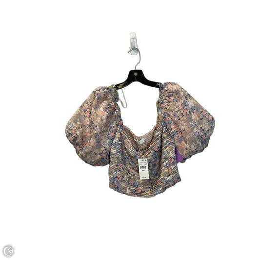 Top Short Sleeve By Astr The Label In Multi-colored, Size: L