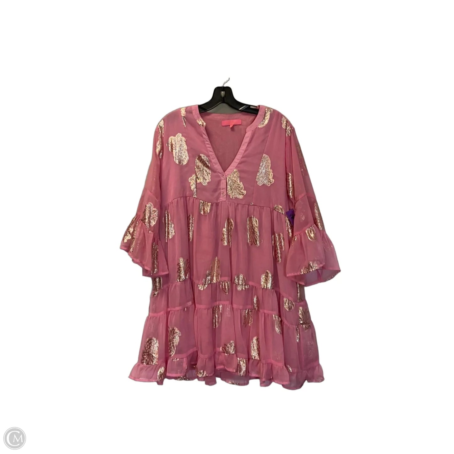Dress Party Short By Simply Southern In Pink, Size: L