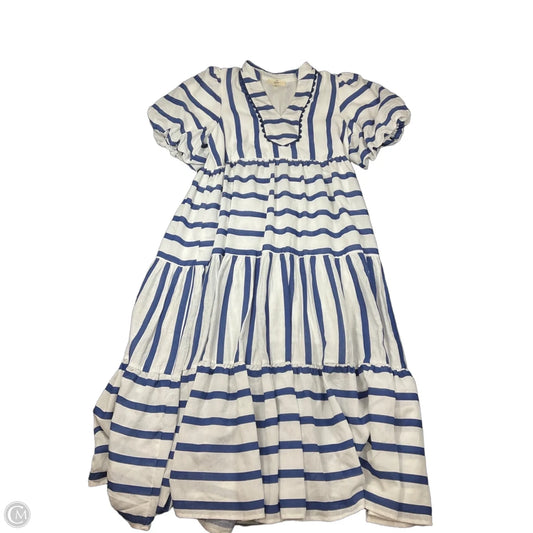 Dress Casual Maxi By Entro In Striped Pattern, Size: L