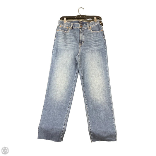 Jeans Straight By J. Crew In Blue Denim, Size: 8