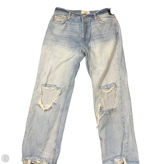 Jeans Boyfriend By We The Free In Blue Denim, Size: 28