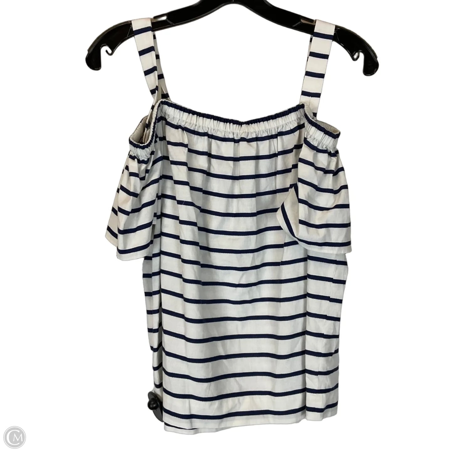 Top Short Sleeve Designer By Kate Spade In Striped Pattern, Size: Xs