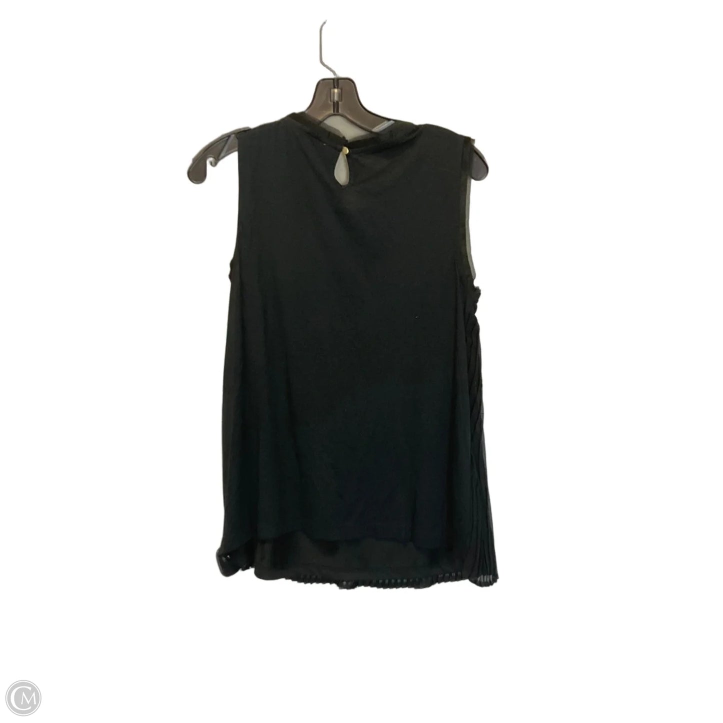 Top Sleeveless By Loft In Black, Size: M