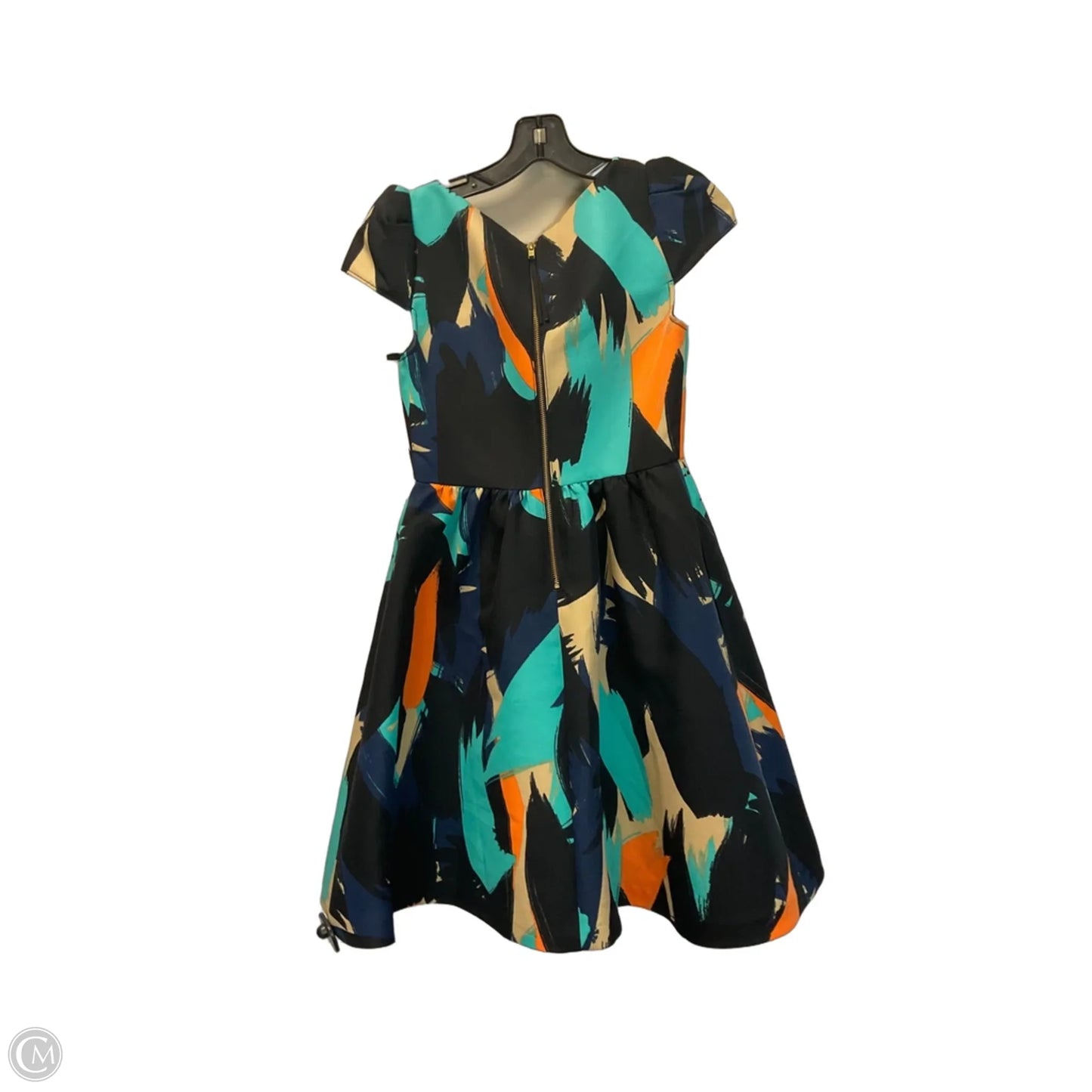 Dress Party Short By Moulinette Soeurs In Black & Orange, Size: 0