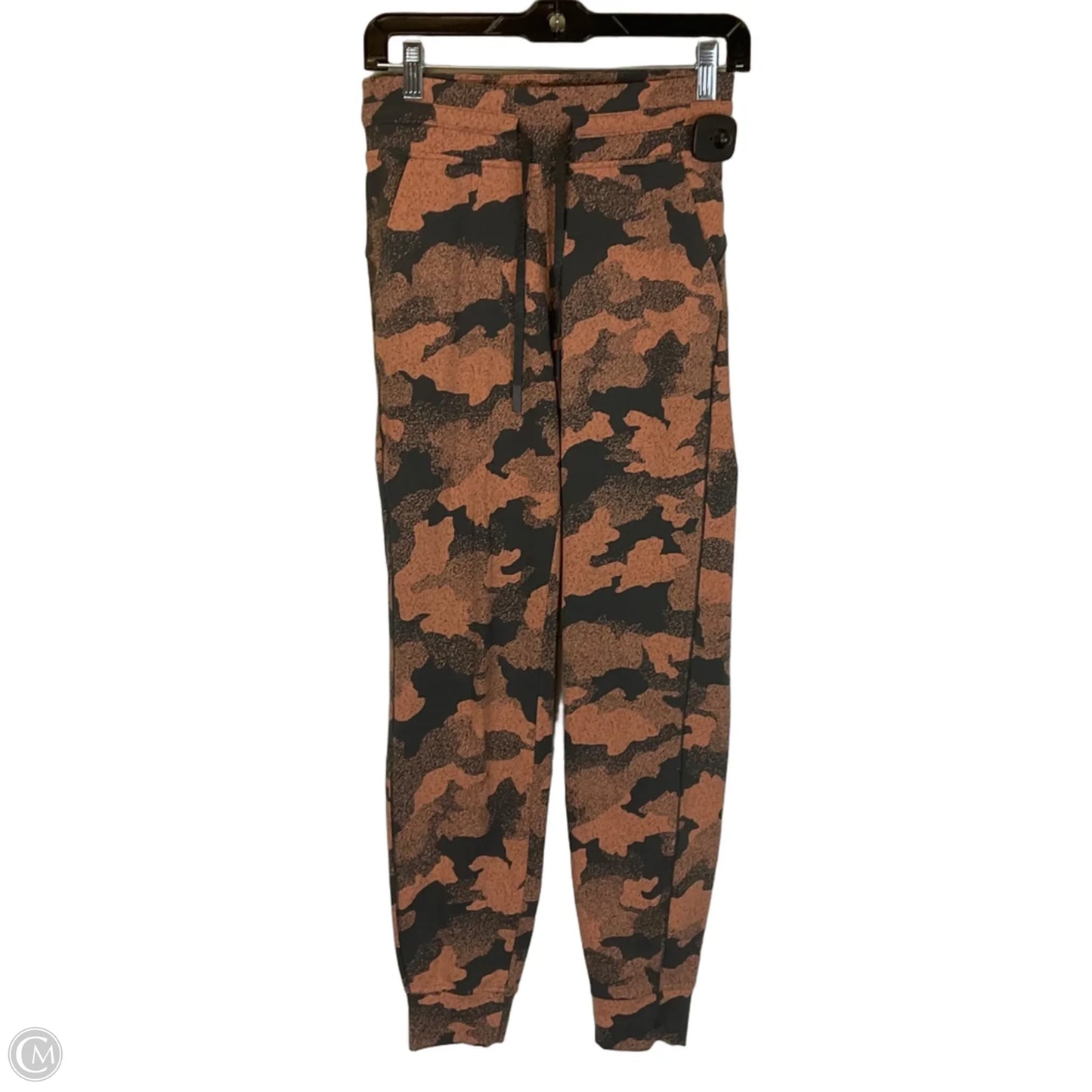 Athletic Pants By Lululemon In Black & Brown, Size: 4