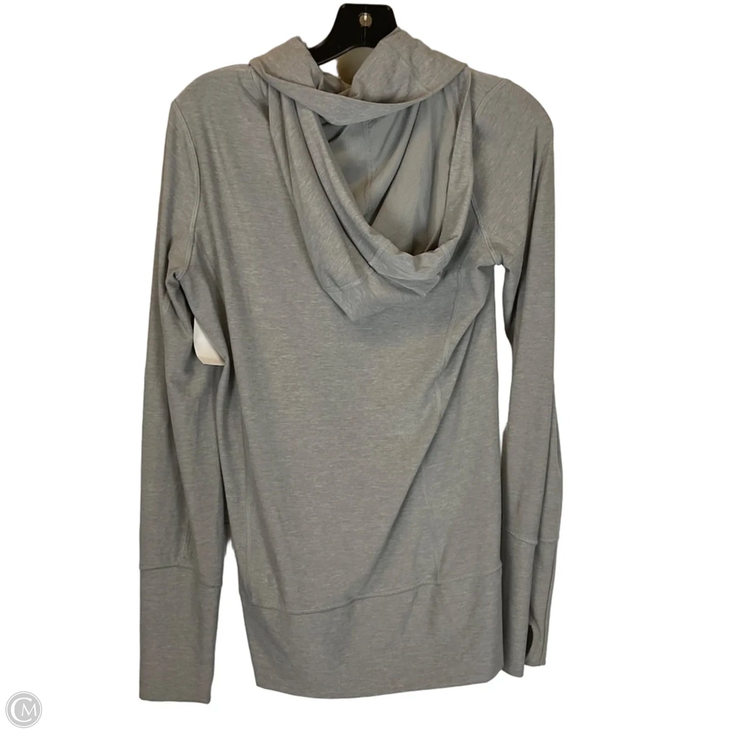 Athletic Jacket By Lululemon In Grey, Size: 6