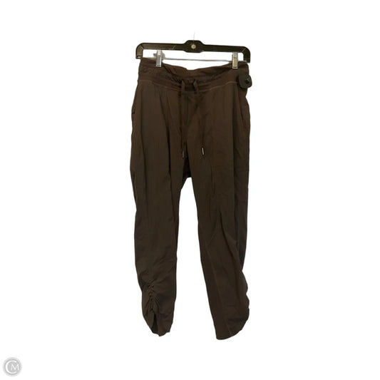 Athletic Capris By Lululemon In Brown, Size: 6