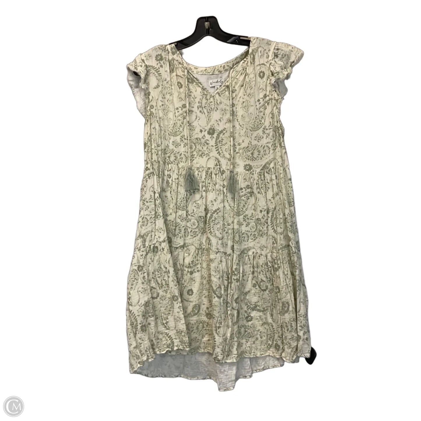 Dress Casual Short By Wonderly In Green, Size: M