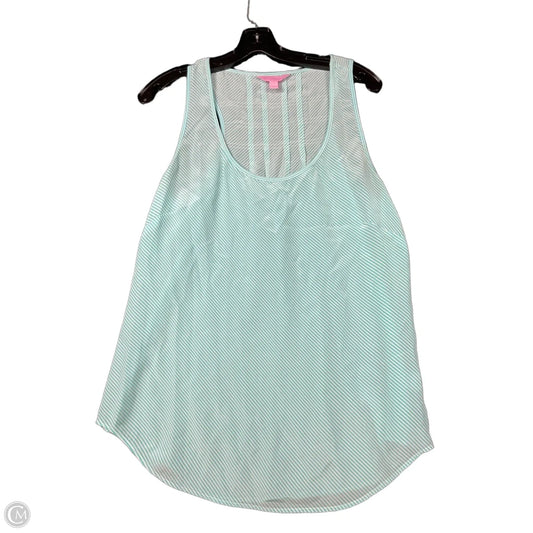 Top Sleeveless Designer By Lilly Pulitzer In Blue, Size: L