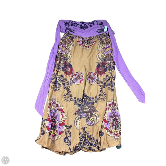 Jumpsuit By Free People In Orange & Purple, Size: L