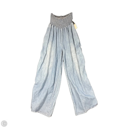 Pants Wide Leg By Oli & Hali In Blue Denim, Size: M