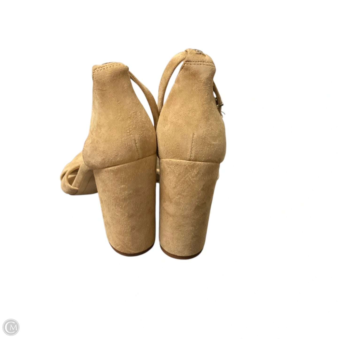 Sandals Heels Block By Sam Edelman In Tan, Size: 10