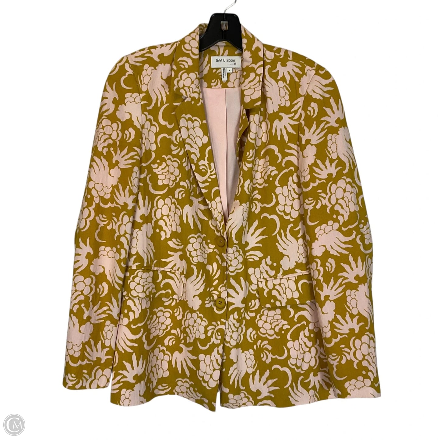 Blazer By Cmb In Yellow, Size: S