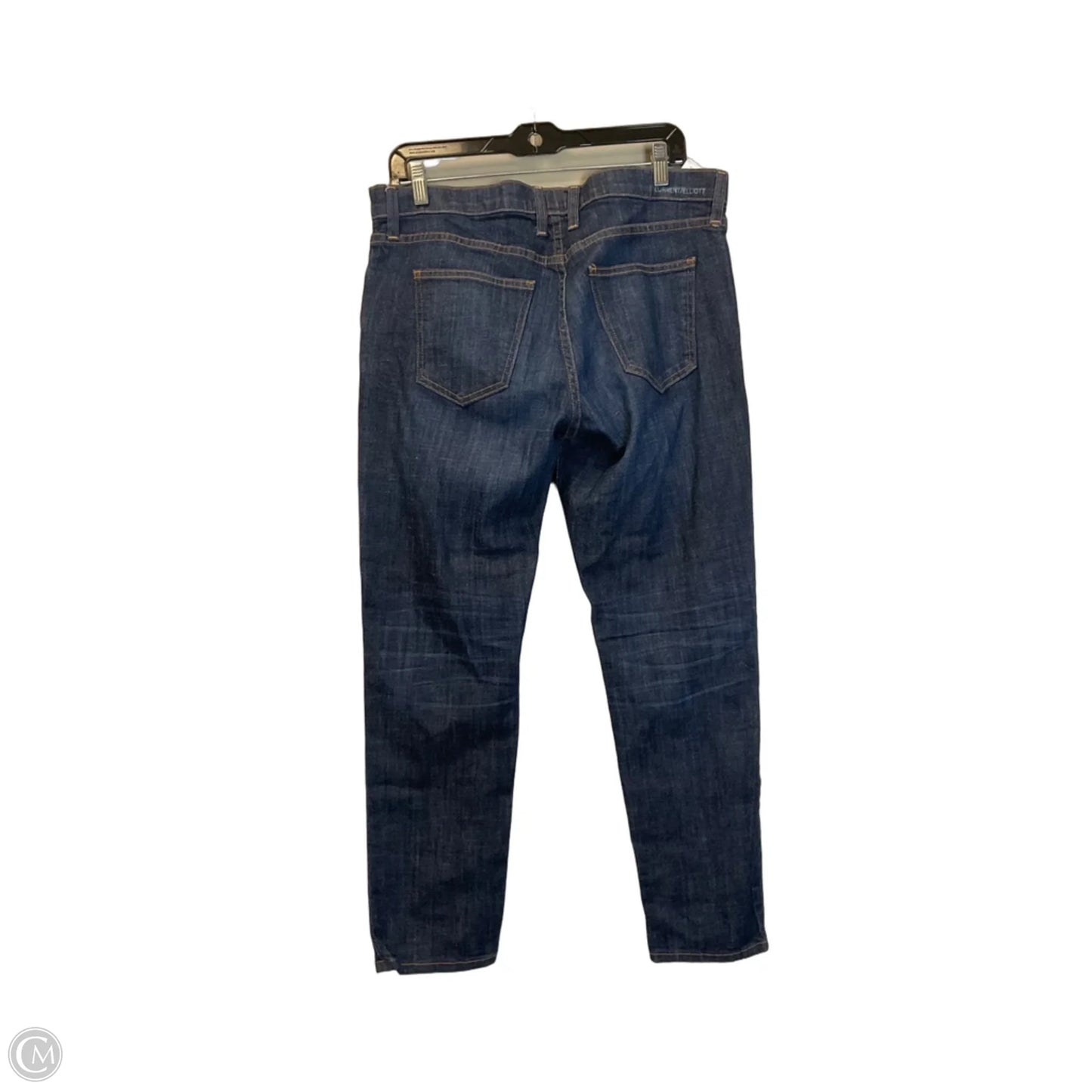 Jeans Straight By Current/elliott In Blue Denim, Size: 6