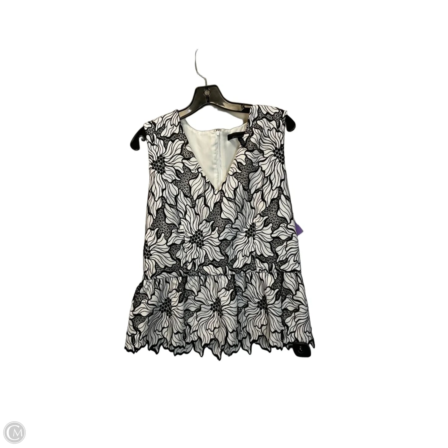 Top Sleeveless By White House Black Market In White, Size: 8