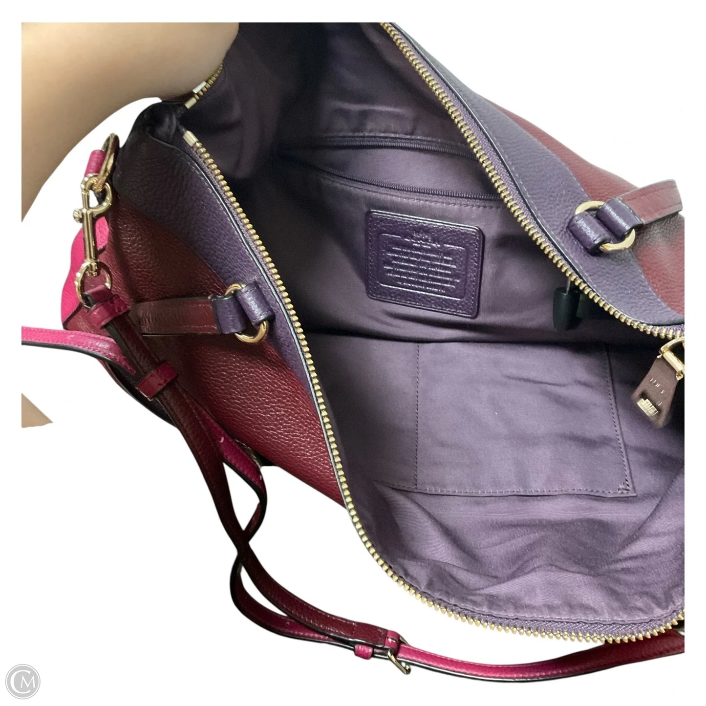 Handbag Designer By Coach, Size: Large