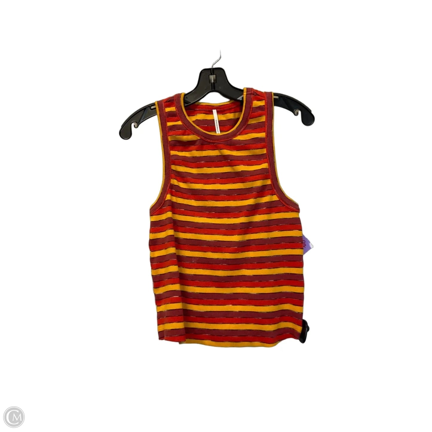 Top Sleeveless By Anthropologie In Striped Pattern, Size: L