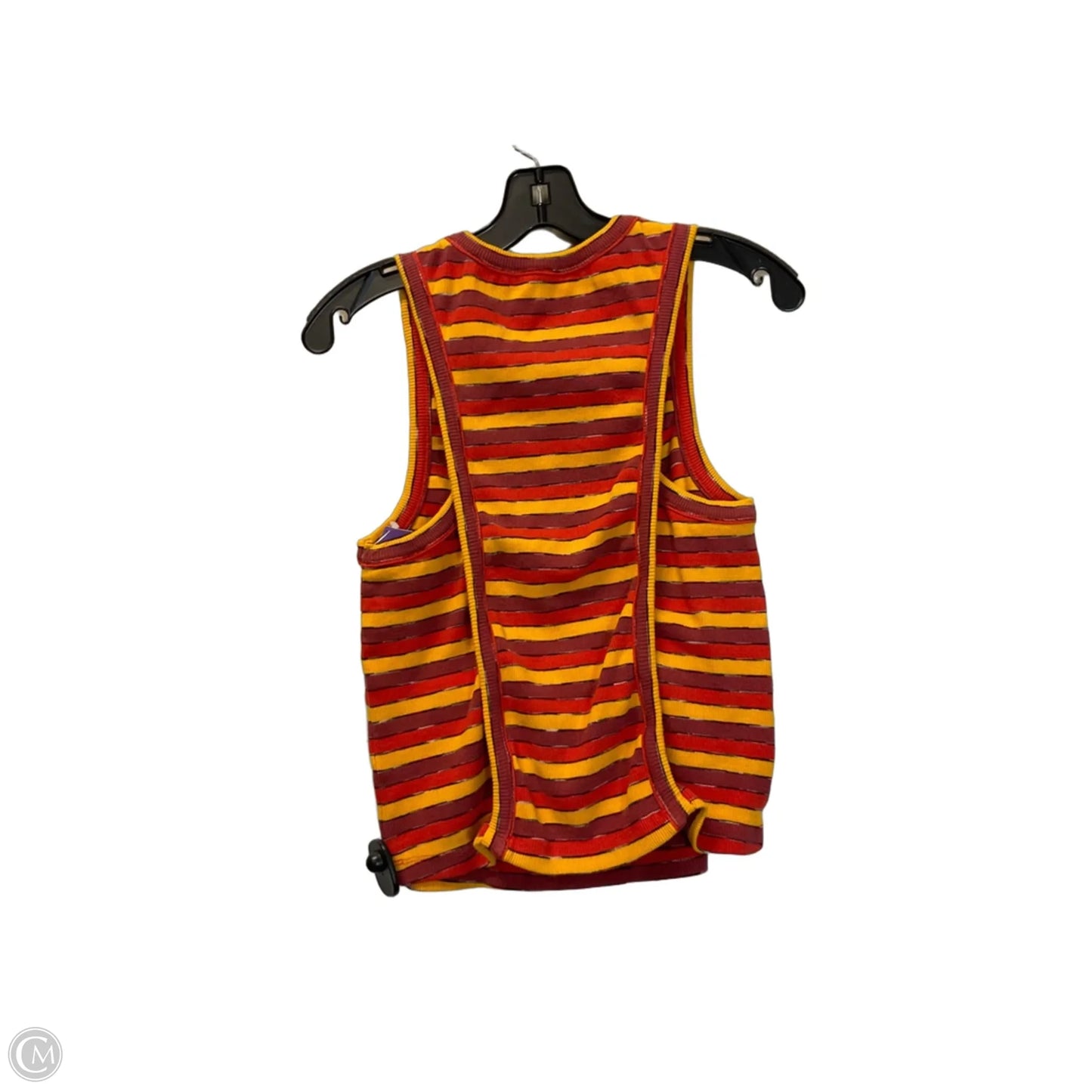 Top Sleeveless By Anthropologie In Striped Pattern, Size: L