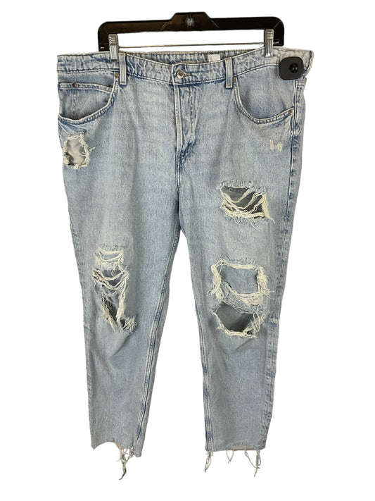 Jeans Straight By H&m  Size: 16