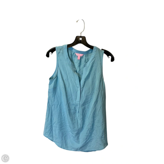 Top Sleeveless By Lilly Pulitzer In Blue, Size: S
