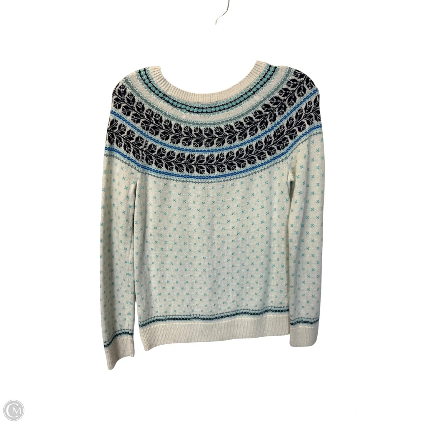 Sweater By Talbots In Cream, Size: M