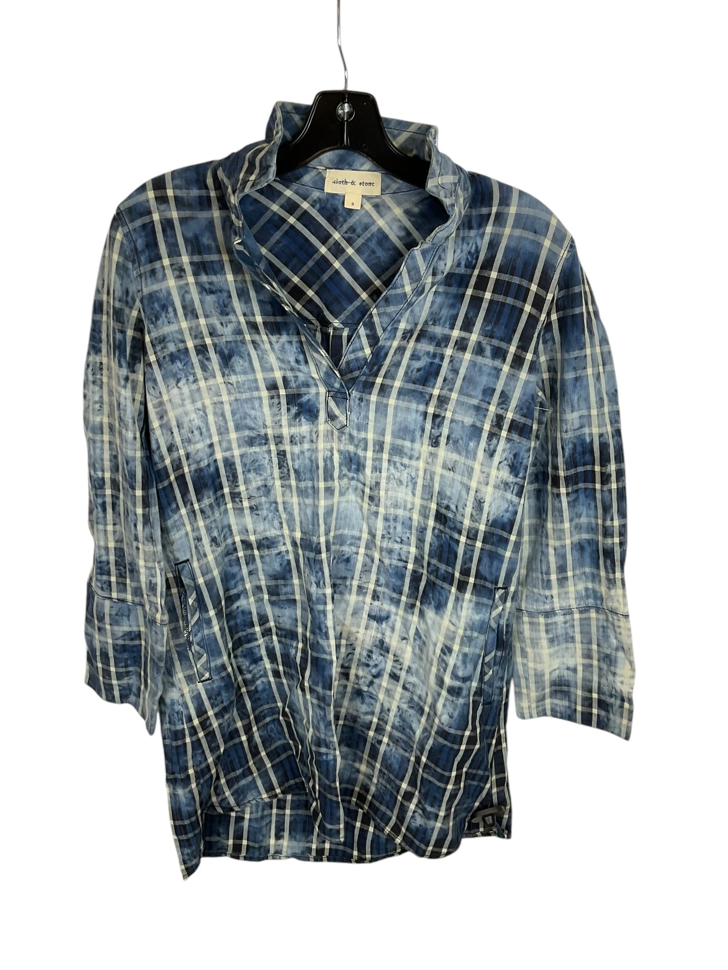 Dress Casual Short By Cloth & Stone In Blue, Size: S