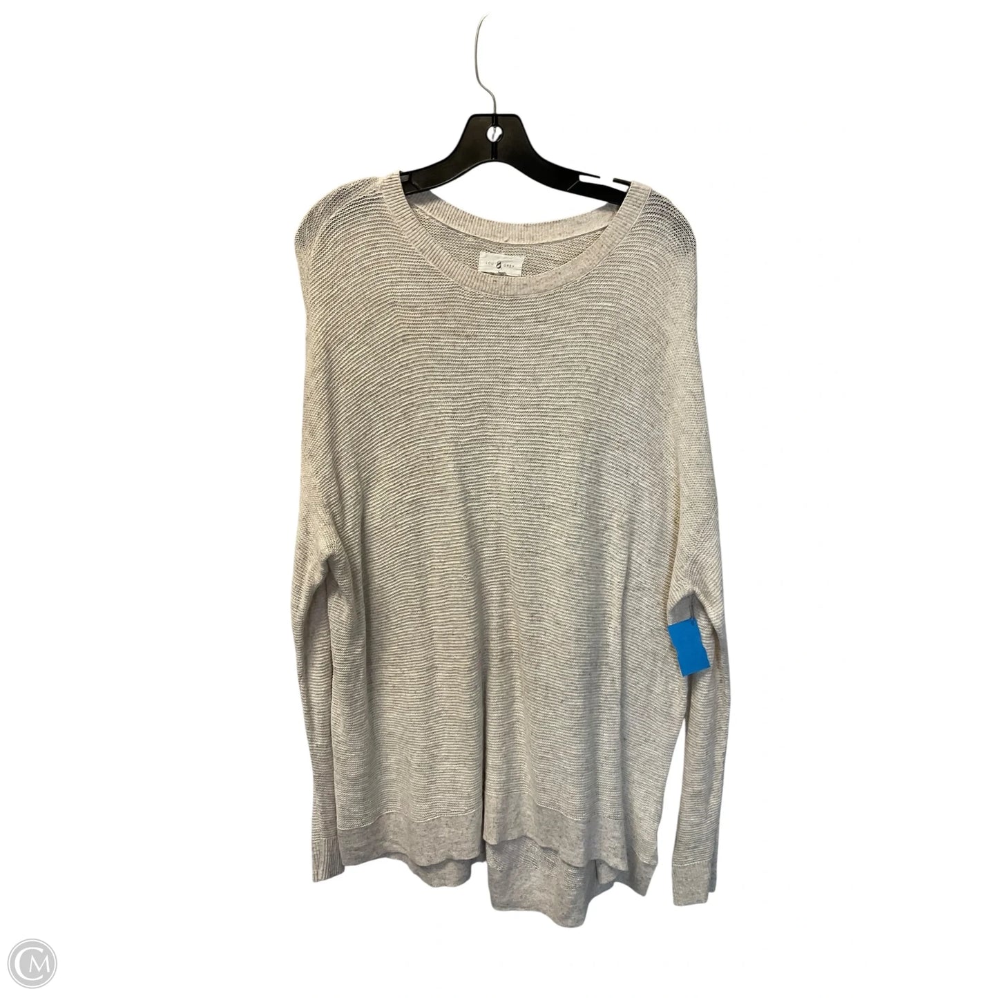 Top Long Sleeve By Lou And Grey In Cream, Size: L