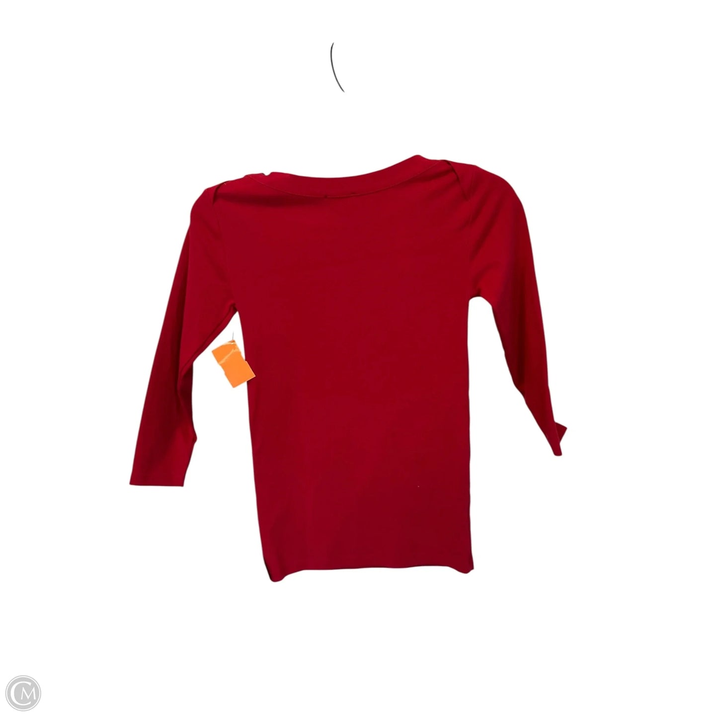 Top Long Sleeve By Ann Taylor In Red, Size: Xxs