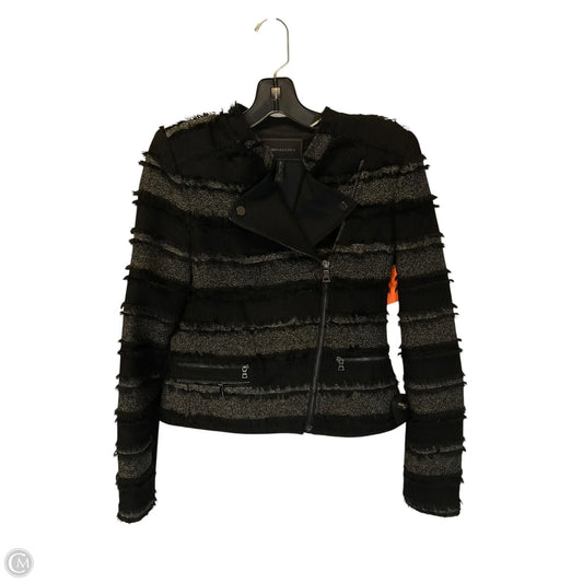 Jacket Moto By Bcbgmaxazria In Black, Size: Xs