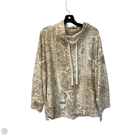 Sweatshirt Hoodie By West Bound In Brown, Size: 1x