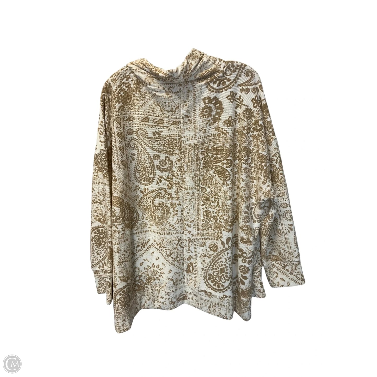 Sweatshirt Hoodie By West Bound In Brown, Size: 1x