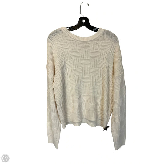 Sweater By Double Zero In Cream, Size: M