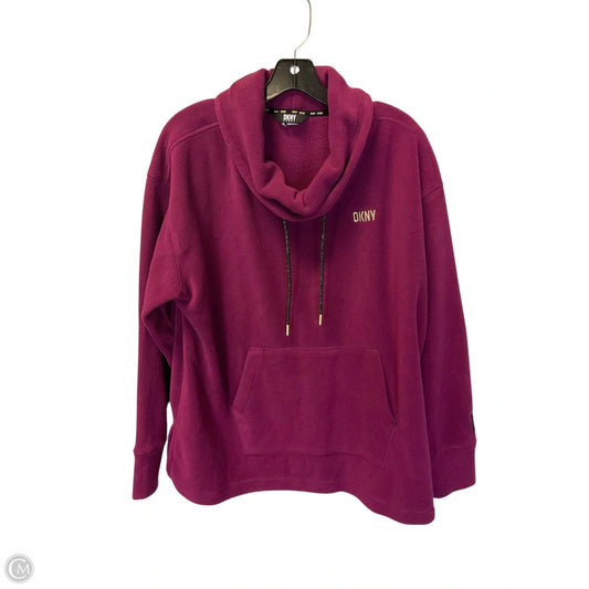 Sweatshirt Crewneck By Dkny In Purple, Size: M