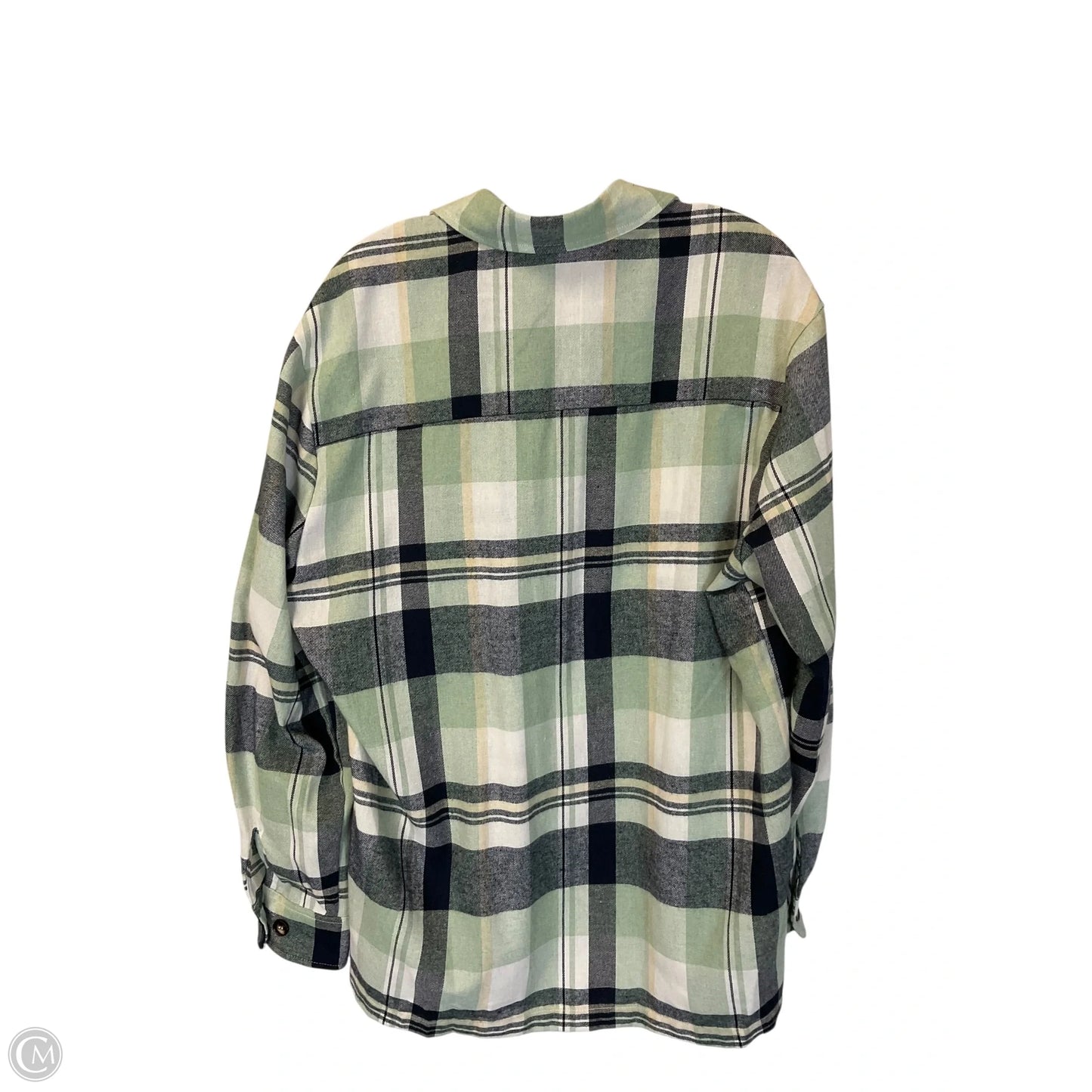 Top Long Sleeve By Bibi In Green, Size: S
