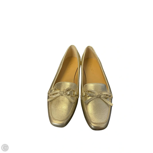 Shoes Flats By Talbots In Gold, Size: 9