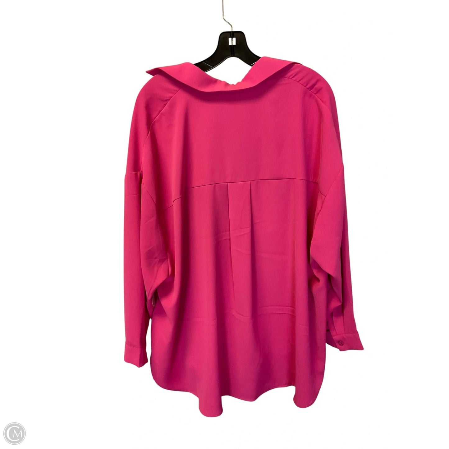 Top Long Sleeve By Andree By Unit In Pink, Size: S