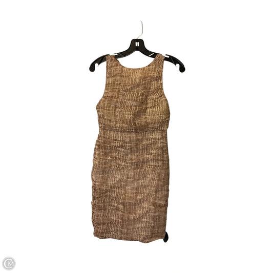 Dress Designer By Alice + Olivia In Brown, Size: S