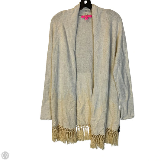 Cardigan Designer By Lilly Pulitzer In Cream, Size: L