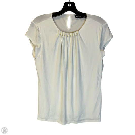 Top Sleeveless Designer By Karl Lagerfeld In White, Size: M