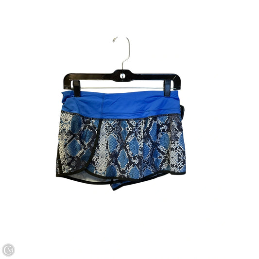 Athletic Shorts By Lululemon In Blue, Size: 4