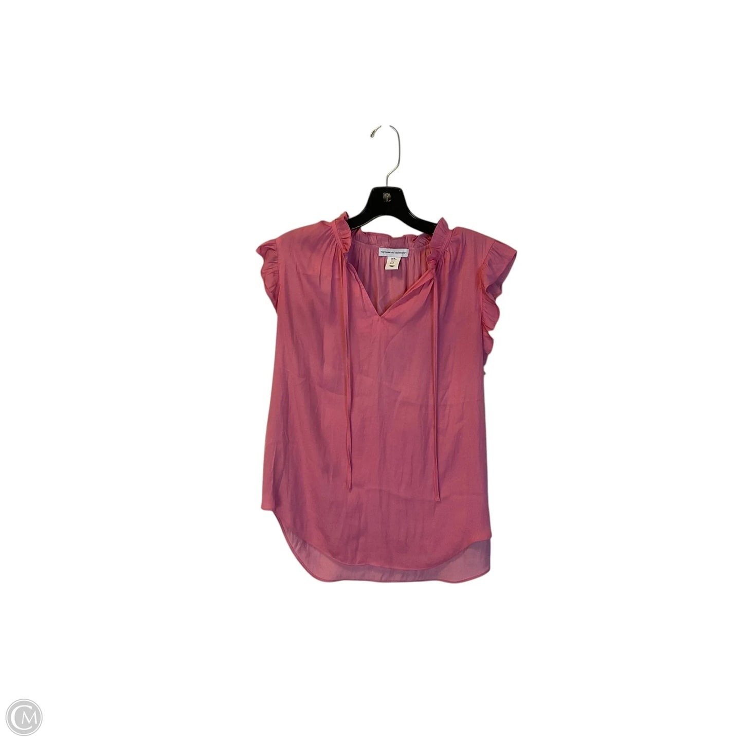 Top Short Sleeve By Cupcakes And Cashmere In Pink, Size: M