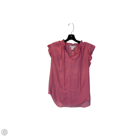 Top Short Sleeve By Cupcakes And Cashmere In Pink, Size: M