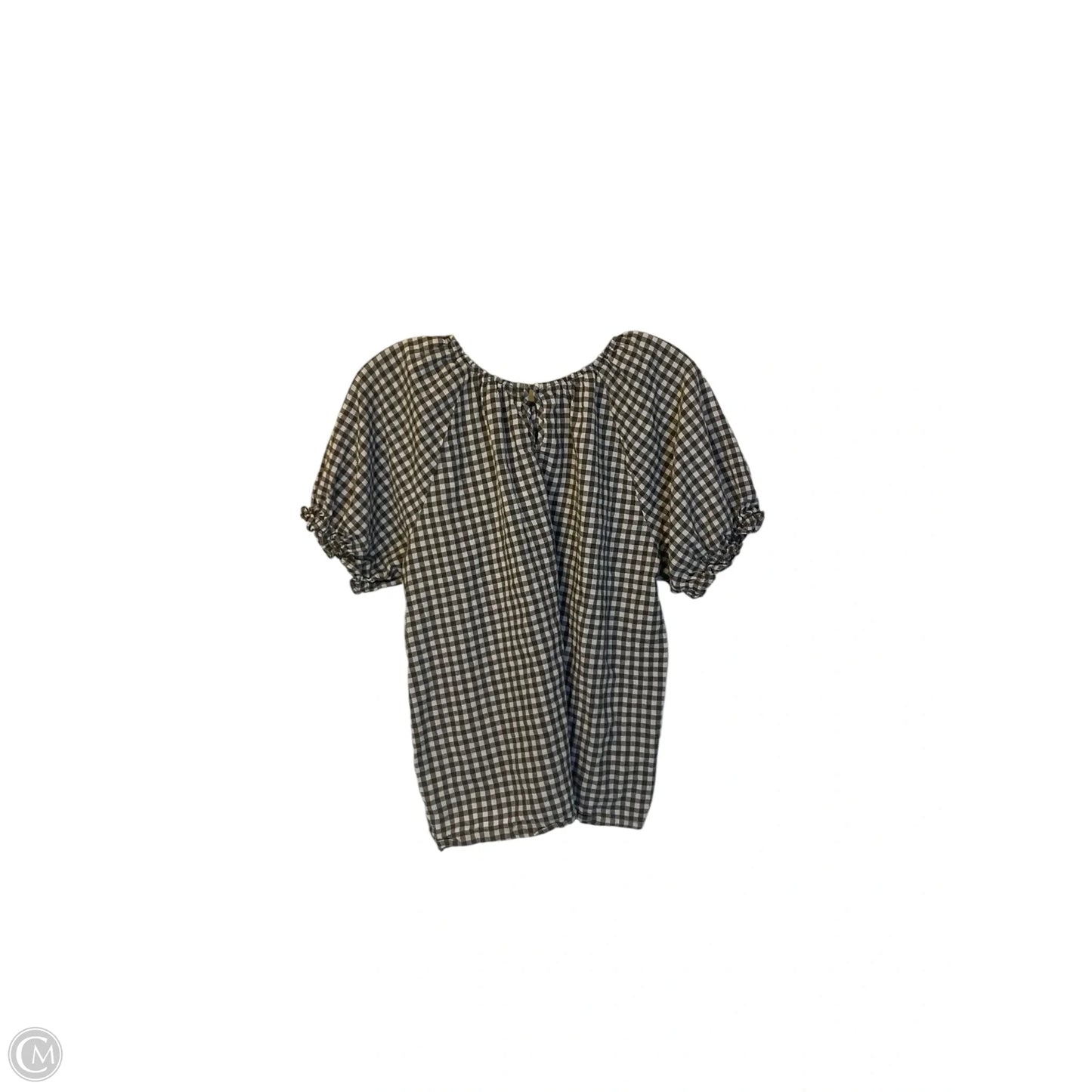 Top Short Sleeve By Bohme In Green, Size: L