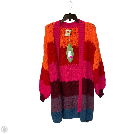 Cardigan By Clothes Mentor In Multi-colored, Size: Xs