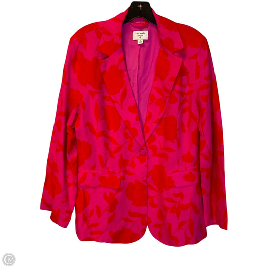 Blazer Designer By Kate Spade In Pink, Size: S
