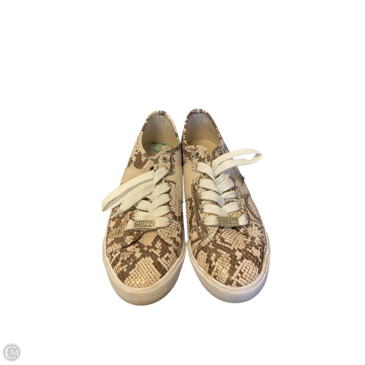 Shoes Sneakers By Guess In Animal Print, Size: 7.5