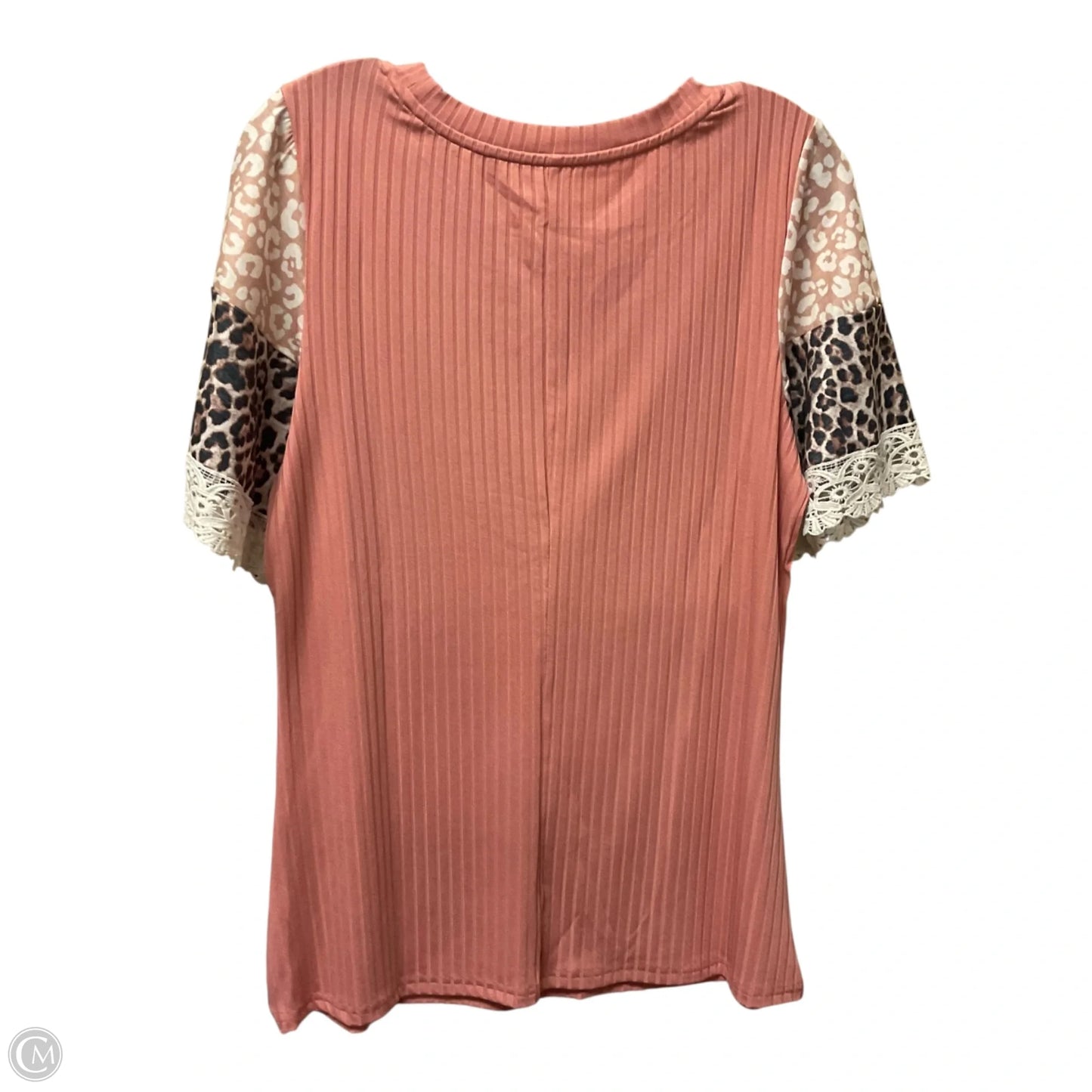 Top Short Sleeve By Clothes Mentor In Pink, Size: M