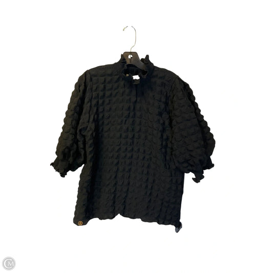 Top 3/4 Sleeve By Simply Southern In Black, Size: L
