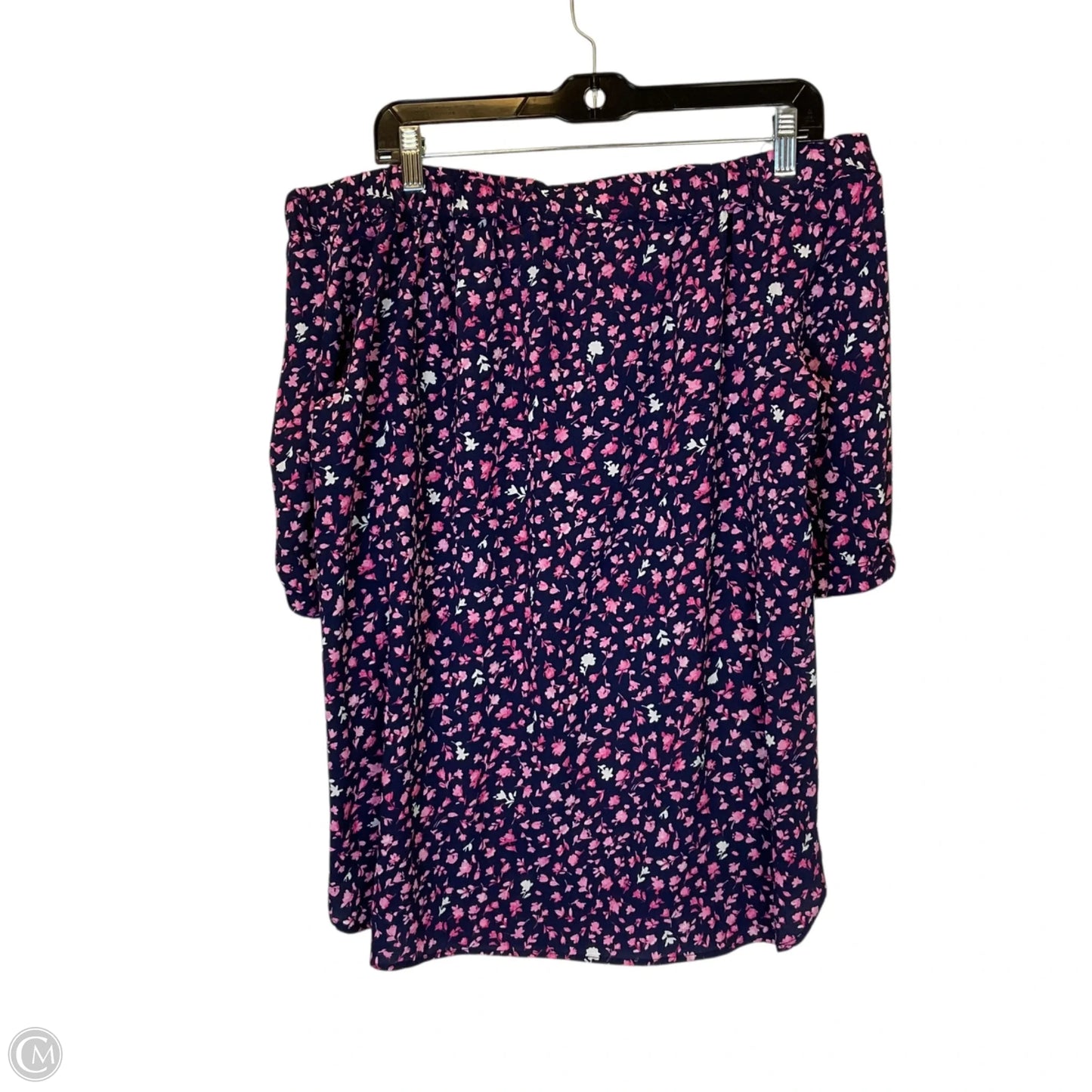 Top Short Sleeve By Michael By Michael Kors In Navy, Size: L