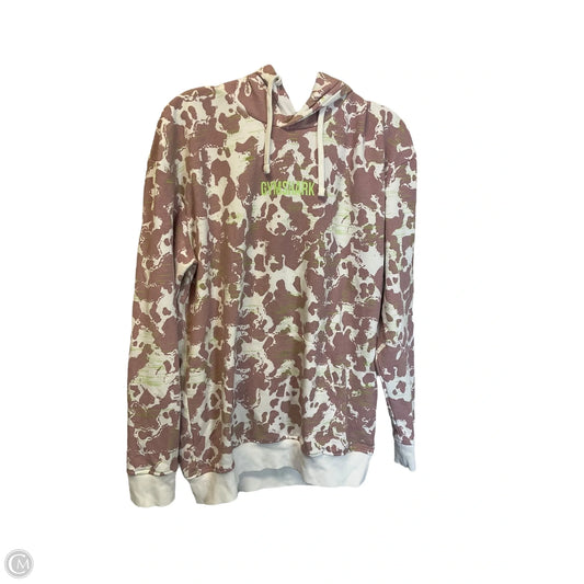 Sweatshirt Hoodie By Gym Shark In Animal Print, Size: M